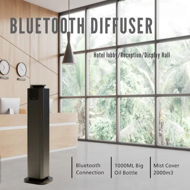 Large Area 2000m3 Floor Standing Aroma Diffuser Electric Fan Commercial Fragrance Oil Scent Machine Hotel Air Freshener