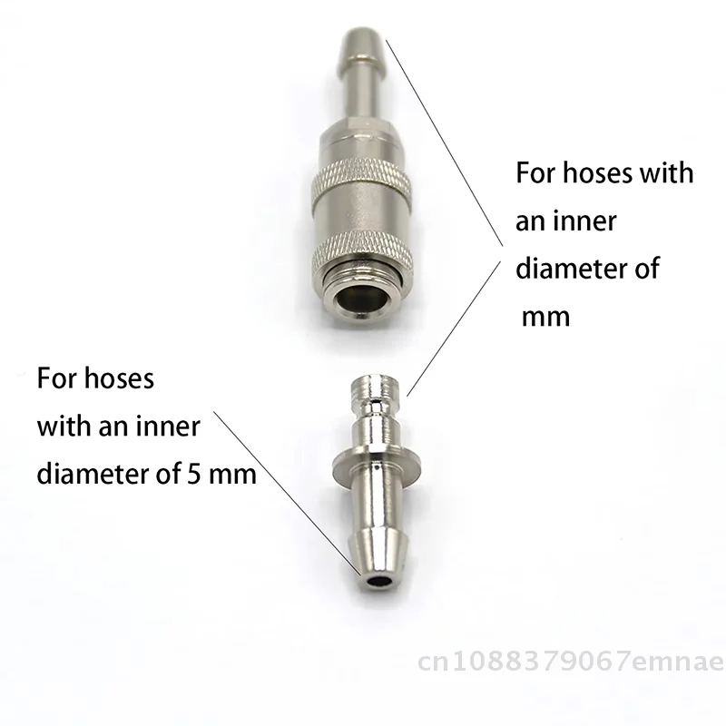 Quick Connection Blood Pressure Meter BP Cuff Joint Link Male Bayonet Metal Air Hose Connector NIBP Adapter for Medical Equipmen