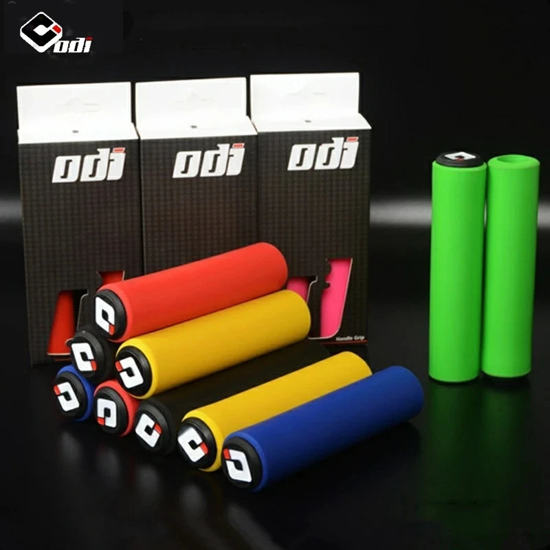 ODI MTB Bike Grips Bicycle Handlebar Grips Silicone Shock Absorber Soft Mountain Bike Handles Grip Bike Handlebar Cover