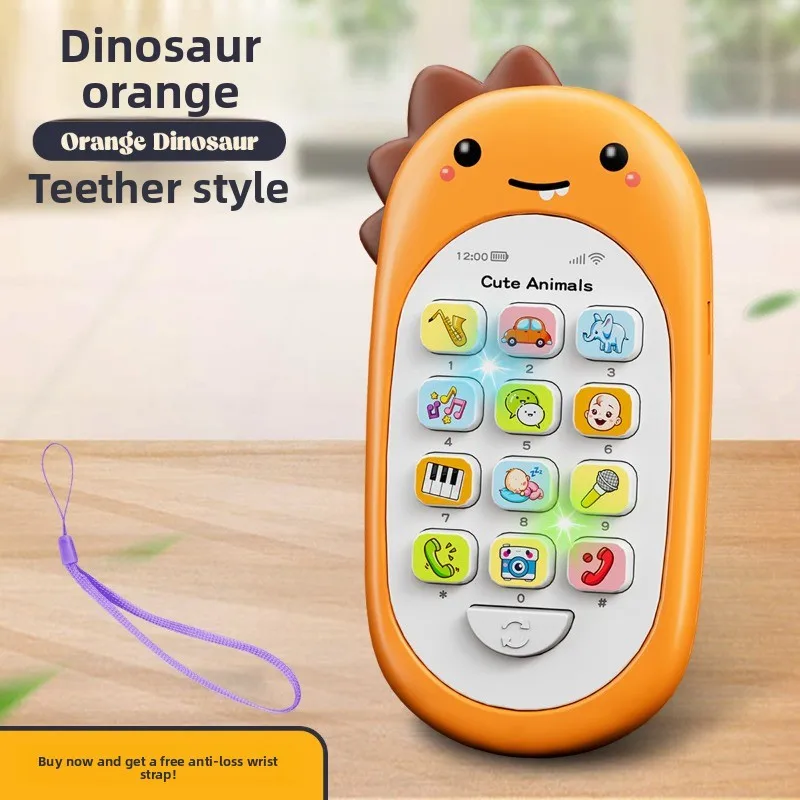Morsure éducative intelligente pour enfants, musique intelligente, effet lumineux, apprentissage de l'histoire, Simulation de téléphone portable, jouets interactifs, cadeaux
