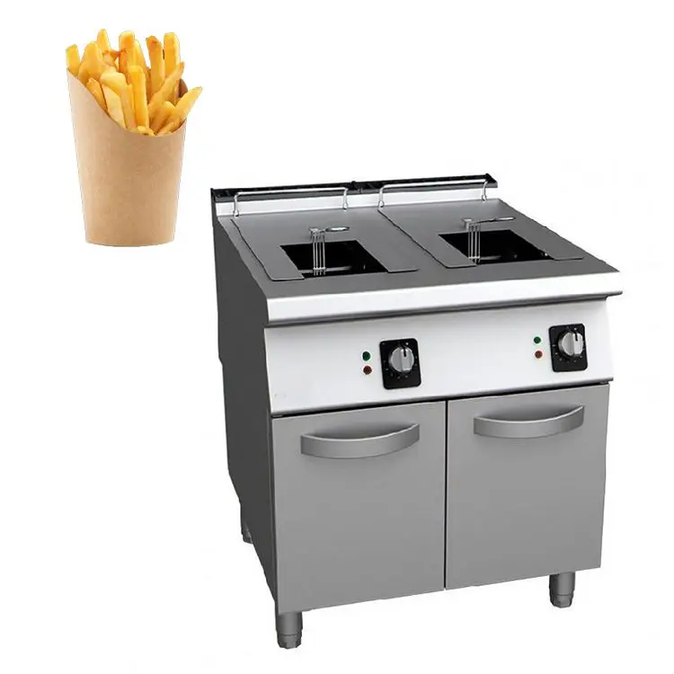 Good Quality Factory Directly Electric Fryer Double Commercial Fryer With Lift Natural Gas Manufacture