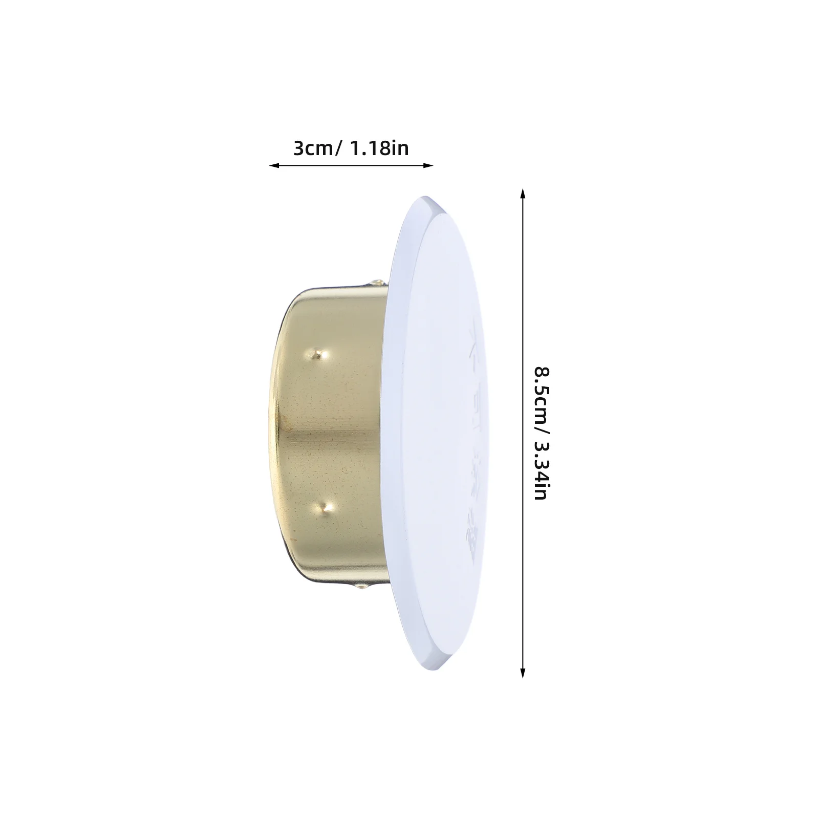 8pcs Concealed Sprinkler Plate Covers Sprinkler Decorative Cover For Ceiling-Mounted System Protection Heavy Duty Iron