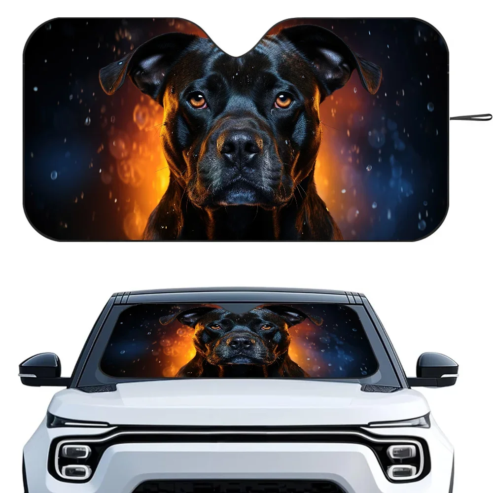 

Cane Corso Dog Car SunSha теплоизоляционная алюминиевая пленка лобовое стекло солнцезащитные козырьки УФ-лучи блоки автомобильный солнцезащитный козырек
