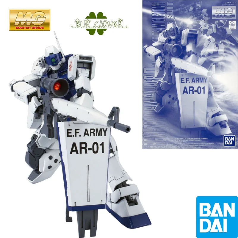 Bandai Genuine MG GM Sniper Ⅱ RGM-79SP 1/100 Anime Action Figure Assembly Model Toys Collectible Model Ornaments Gifts For kids