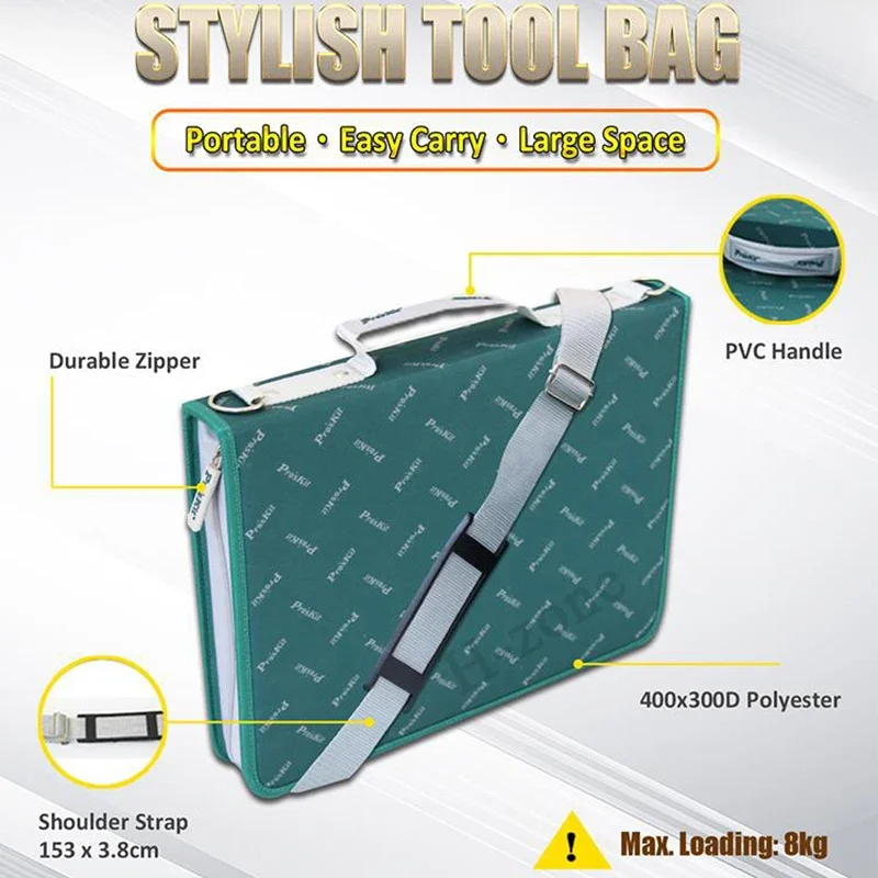 35Pcs PK-616H Professional Electronic Tool Kit Electrical Measurement Overhaul Electronic Soldering Removal Tin Repair