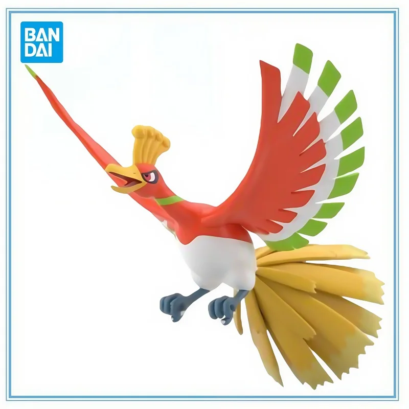 

BANDAI натуральная карманная монстр Houou Bandai Shokugan конфеты игрушка Pokémon масштаб мира 1/20 гаражный комплект подарки игрушки модель подарки игрушки