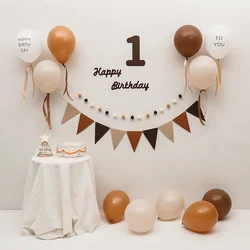 Decoración Para fiesta de cumpleaños de niños, juego de soporte para globos, banderines, Baby Shower, 30, 100 días