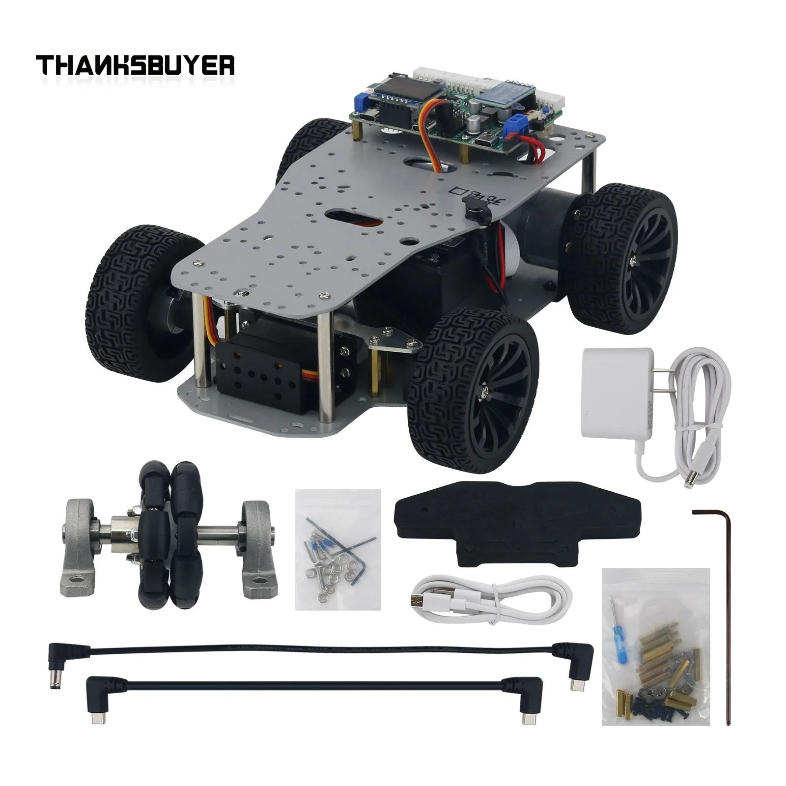 R550 Robot Chassis Robot Car Chassis (Ackerman/Differential/4WD /Mecanum wheel Version Comes with Electronic Control)