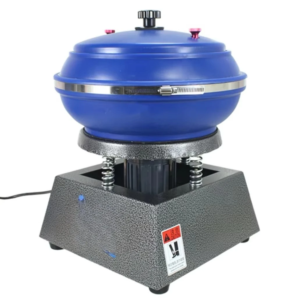 

Agate Walnut Surface Treatment Tumbler Vibration Polishing Machine for Jewelry Core Components Including Motor and Bearing