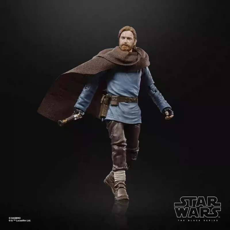 Figuras de acción originales de Hasbro Star Wars The Black Series, Obi-Wan Kenobi, Ben Kenobi Tibidon Station, colección de adornos y figuras de anime