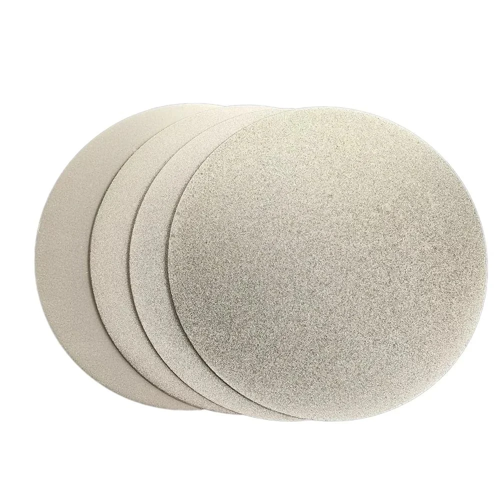 NO CENTER HOLE Diamond Grinding Disc 12inch 300mm Flat Lap Disk Polishing Discs Abrasive Wheel for Gemstone Jewelry Tools