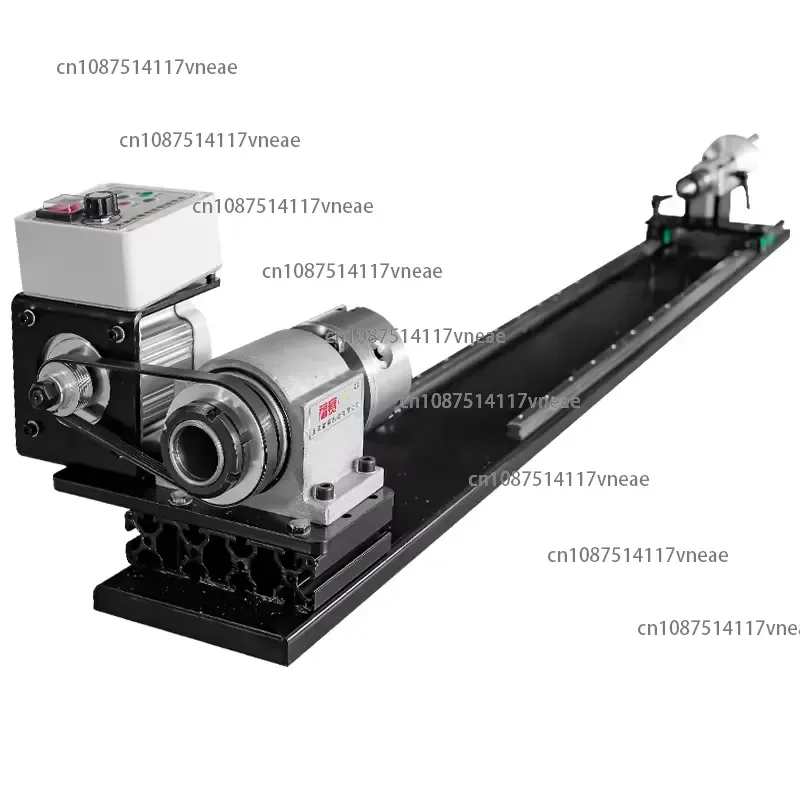 FS-7075E Horizontal Cue Spray-painting Machine Variable Speed Single Chuck Pool Cue Repairing Lathe Machine 110V/220V Light