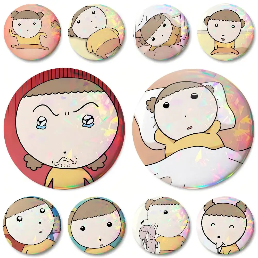 Cartoon Maru Is A Puppy Round Badges Can Be Used To Decorate Clothes And Backpack Pins