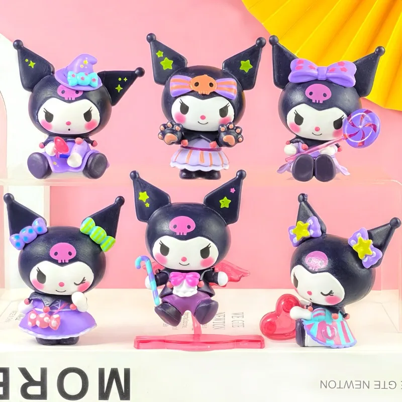 Sanrio Figure Blind Box Melody Kulomie Yugui Dog Pacha Dog Toy Doll Egg Twisting Doll Machine Ornament