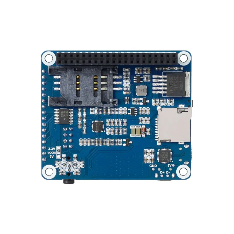 VivaChip TechSIM7600CE-JT1S 4G HAT for Raspberry Pi, supports 4G / 3G / 2G communication, for China