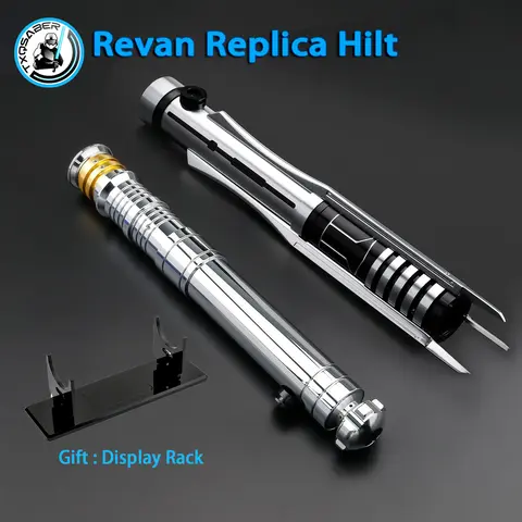 TXQSTUDIO Sith Revan Jedi Revan Metal Hilt No Blade Cosplay Toys Heavy Dueling Premium Neopixel Sword Smooth Swing