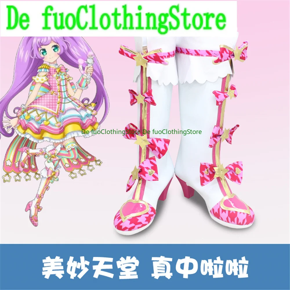 Pripara Manaka Laala Cosplay Schuhe Stiefel Spiel Anime Karneval Party Halloween DefuoClothing Schuhe Shop