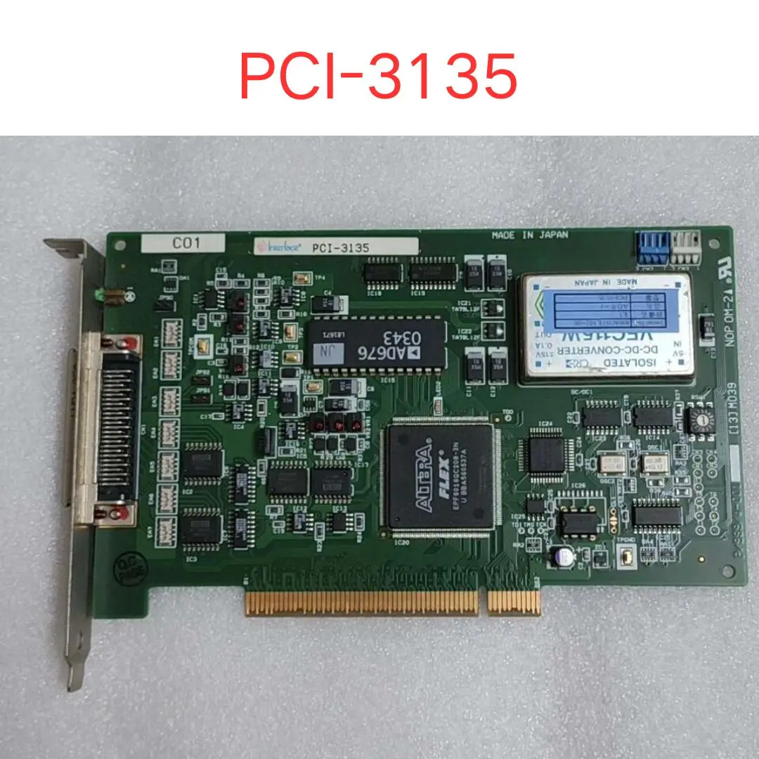 Second-hand test OK PCI-3135 Data Acquisition Card Fast Shipping