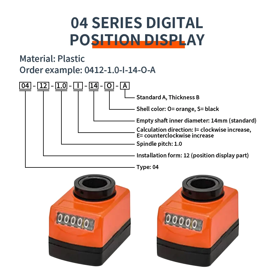 Position Digital Display Woodworking Machinery Counter 04/09/10 Screw Shaft Edge Banding Machine Position Indicator Counter