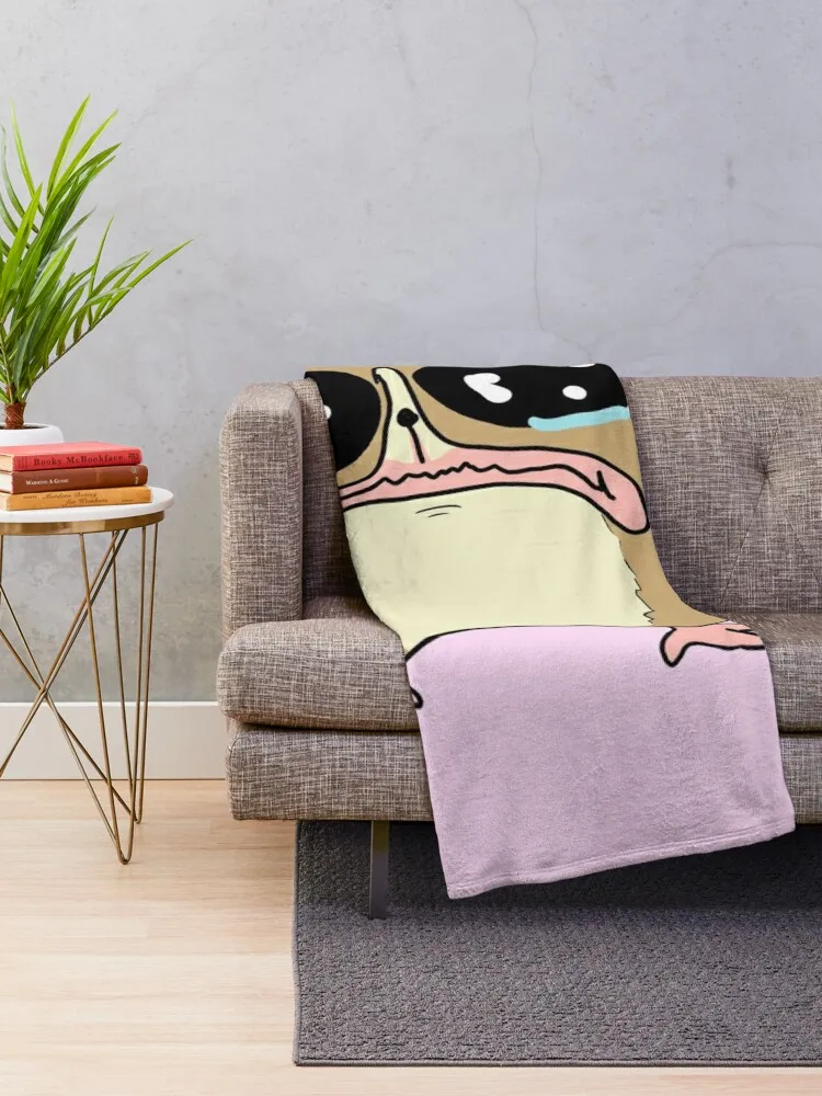 sad scrungly pathetic mort Throw Blanket christmas gifts Blankets Sofas Of Decoration manga Blankets