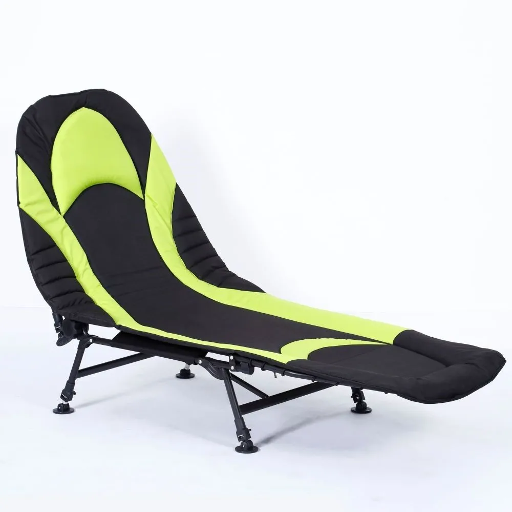 

Custom Portable Multifunction Fishing Bed Chair Camping Bedchair Outdoor Beach Camping Lying Chair