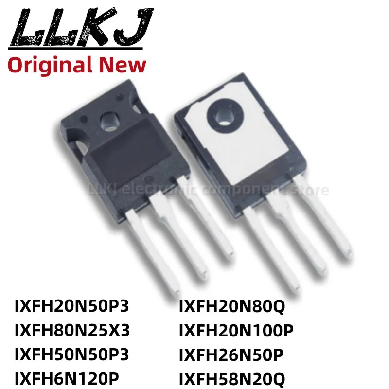 1pcs IXFH20N50P3 IXFH80N25X3 IXFH50N50P3 IXFH6N120P IXFH20N80Q IXFH20N100P IXFH26N50P IXFH58N20Q TO247 MOS FET TO-247