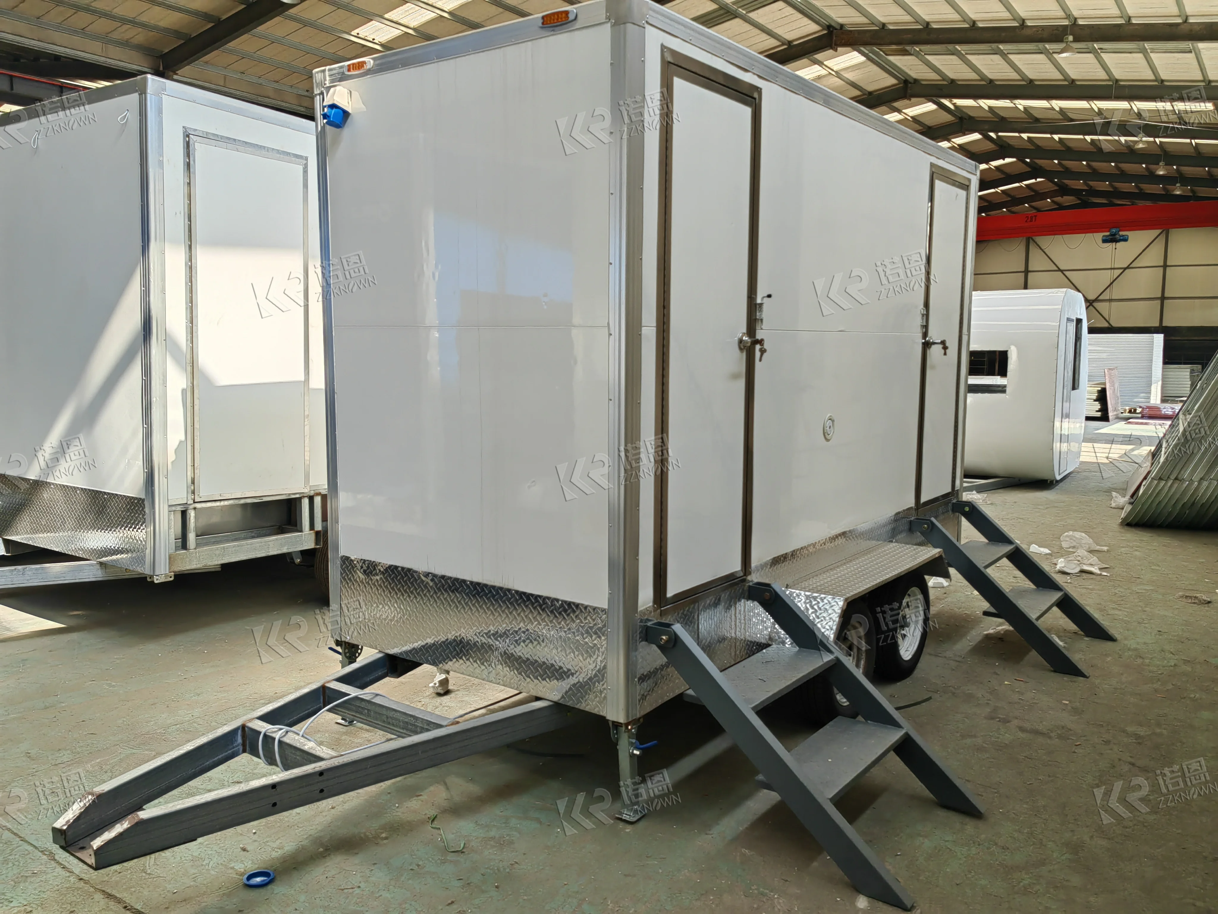 Portable Toilet Trailer Luxury Bathroom Trailer Outdoor Shower Toilet Restroom Trailer China Manufacturer