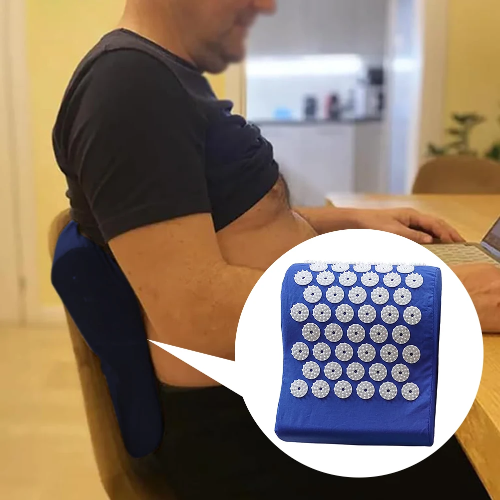 Low Back Pillow Acupuncture for Neck Pain Relief Deep Relaxation Spiked Massage Pillows Sleeping Pillow Curve Neck Support