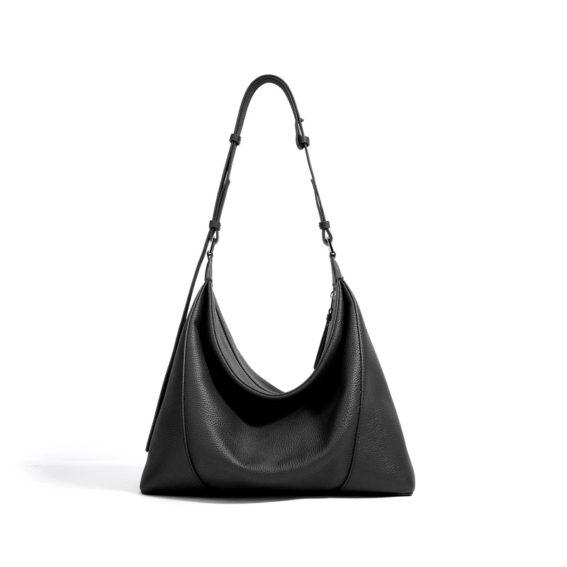 Women Nich Design Handbags High-end Soft Genuine Leather Shoulder Underarm Bag Luxury All-match Fashionable Crossbody Bags Bolsa
