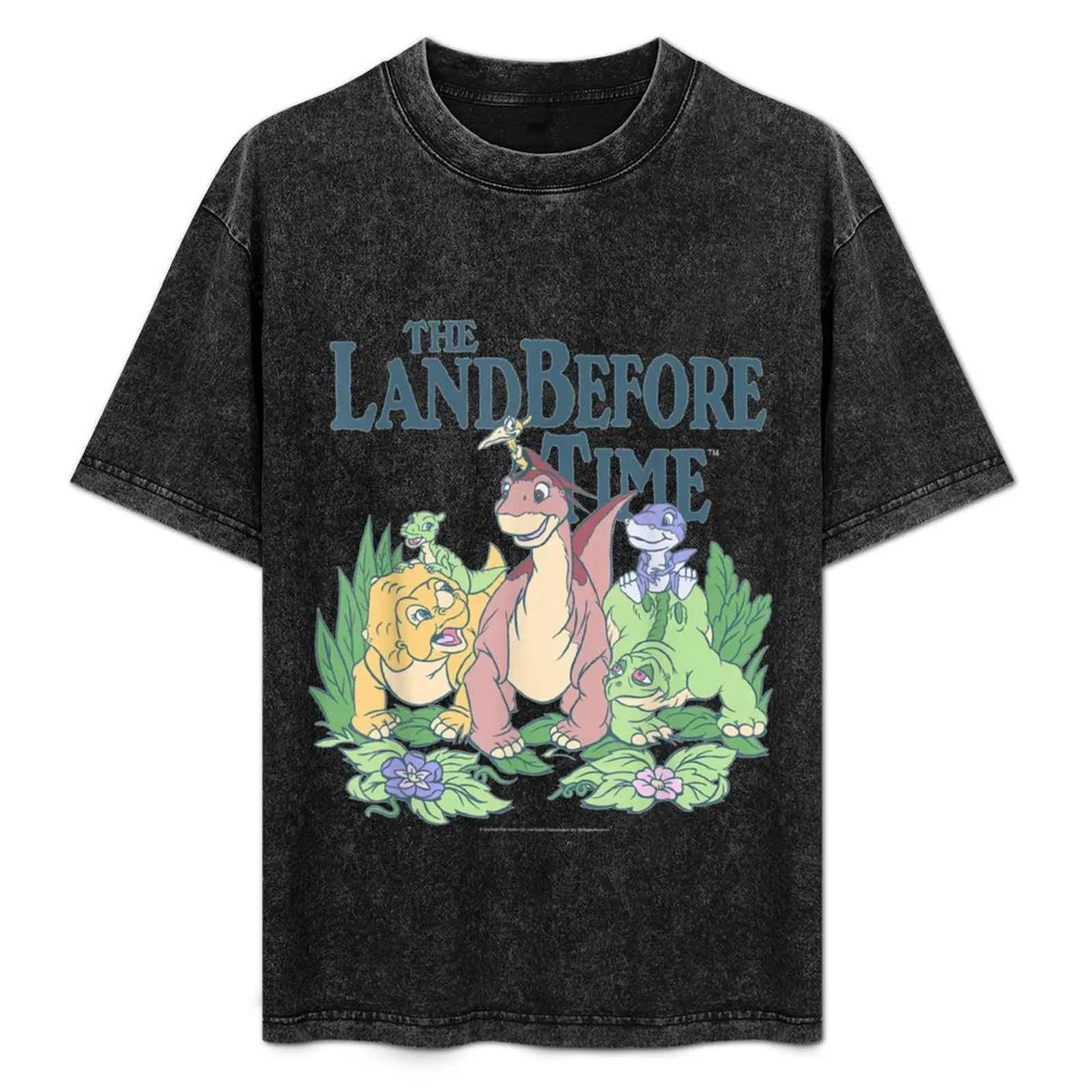 

Land Before Time Pastel Dinosaur Friends T-Shirt graphic tee shirt oversized t shirt T-shirts for men cotton