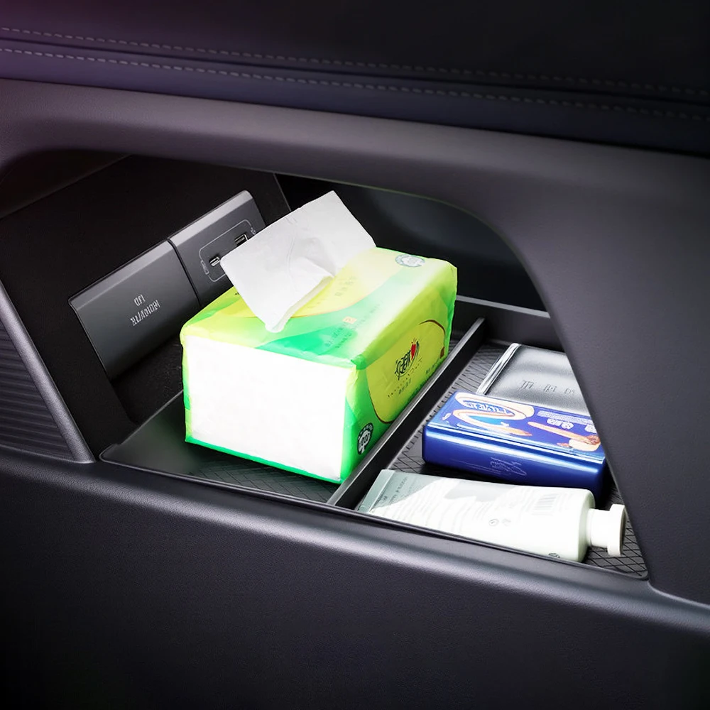 Auto-Mittelkonsole Unterer Stauraum Armlehnenbox Türorganizer Armaturenbrett-Ablage für Xpeng G6 2023 2024 2025 2026 – Detail 5