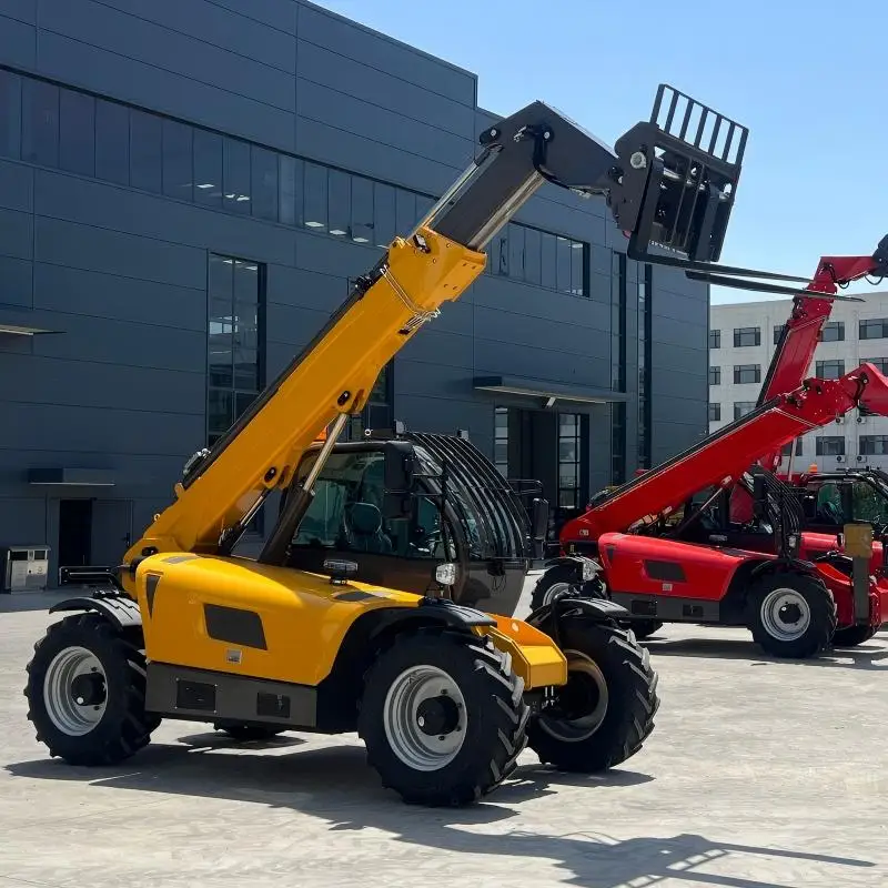 4T Telescopic Handler Forklift  3T 5T Mini Telehandler Telescopic Forklift  Luxury Cab Heating Air Conditioner Diesel Fork Lift