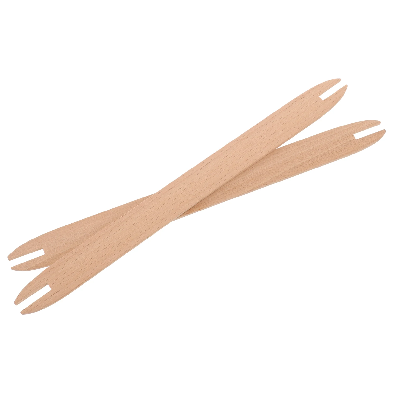 

2pcs Weaving Shuttle Wooden Knitting Tools DIY Crafting Sewing Supplies Needles Tablet Tatting Shuttles For Scarf Sweater