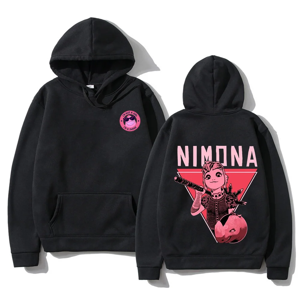 

Nimona Hoodie Street Hip Hop Hoody Women Oversized Pocket Streetwear Hip Hop Casual Hoodie Soft Fleece Loose Woman Hoody Clothes