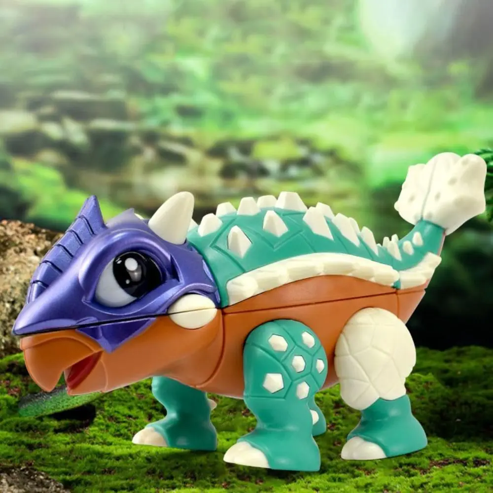 التعليمية Ankylosaurus Heterosexual ماجيك محاكاة تعلم ديناصور المكعب السحري متعة المهنية ديناصور على شكل الدوران #5