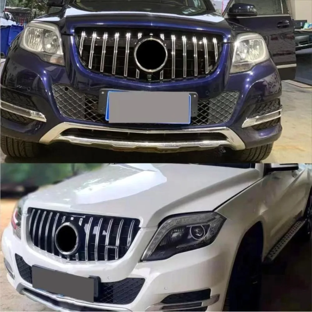

For Front Hood Inlet Grille Racing Bumper Grill for Mercedes Benz GLK X204 2008-2015 Middle Mesh Facelift Accessory