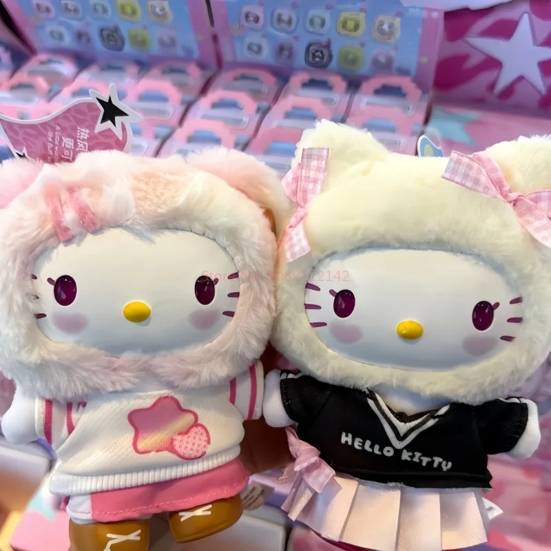 

Горячая в наличии, натуральная серия Hellokitty Popstar, модная слепая коробка, милая сумка, подвеска, украшение, игрушка, кукла, подарок-сюрприз на день рождения для девочек