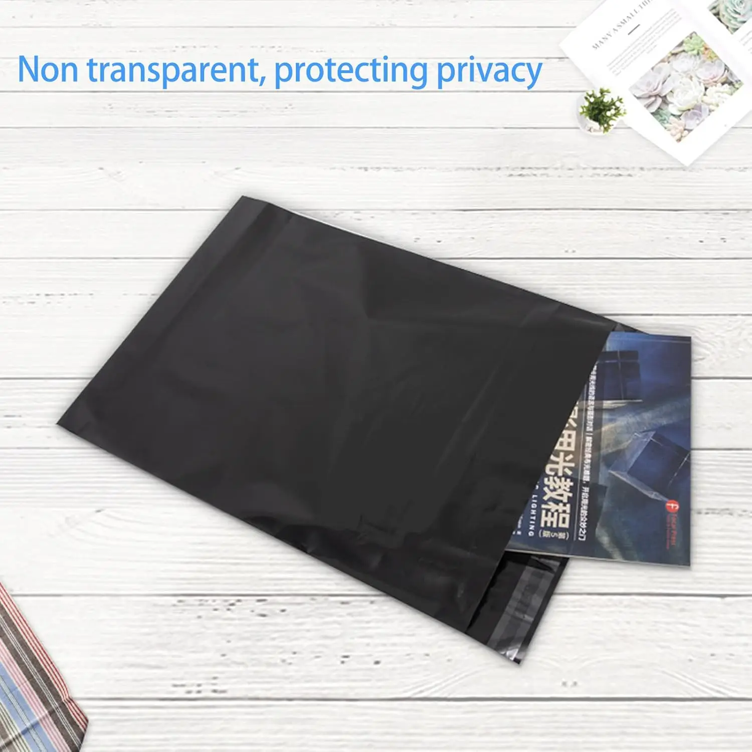 سماكة اللون الأسود المغلف أكياس التخزين بولي ايثيلين البلاستيك ساعي حقيبة شحن مقاوم للماء ذاتية اللصق ختم الحقيبة أكياس بريد