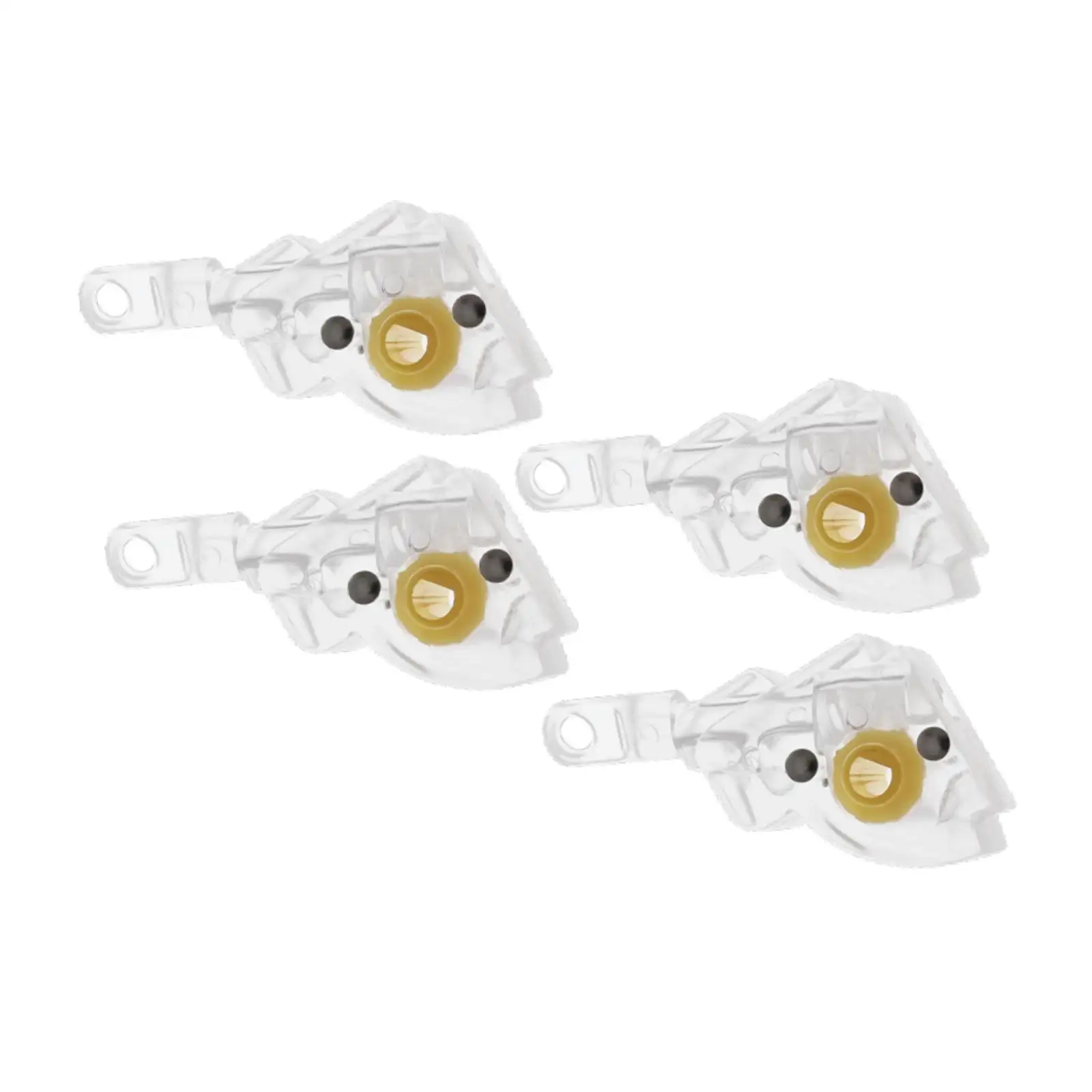 4Pcs Venetian Blind Tilt Wand Tilter Mechanism Cord Adjuster Easy to Install Spare Parts Blind Controller for Dorm Bedroom