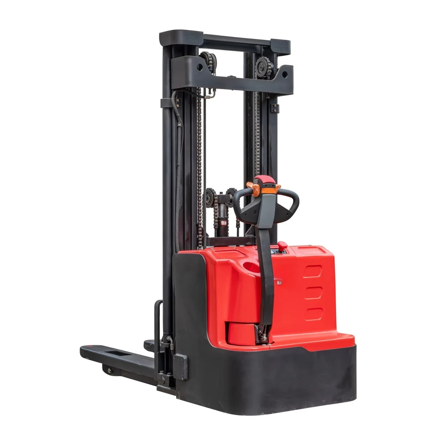 Customized Manual Pallet Stacker 1 Ton 1.6m Hydraulic Hand Forklift Manual Lifting Jack for Warehouse Pallet Handling
