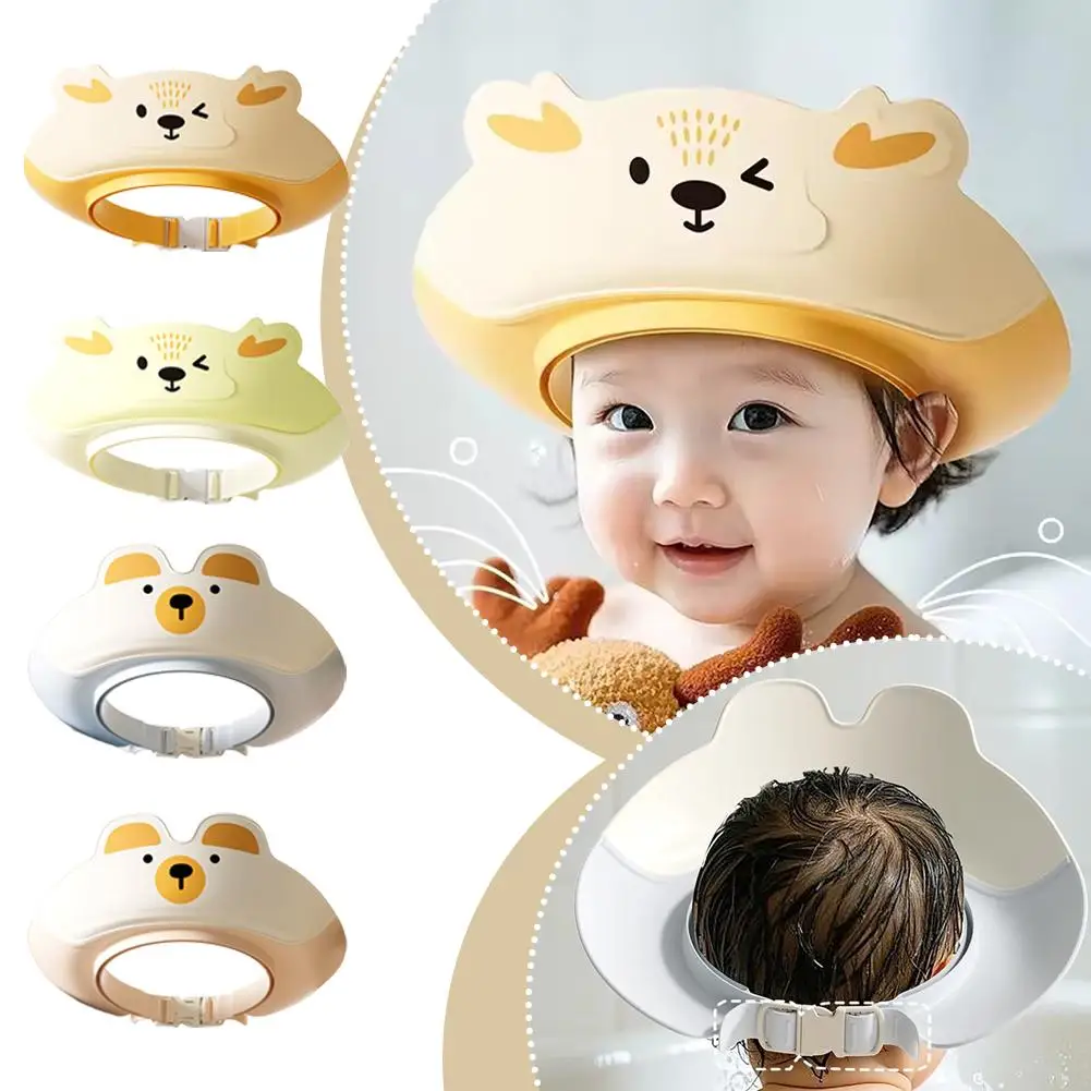 

Children's Shampoo Cap, Baby Waterproof Bath Cap, Adjustable Shampoo Cap For Newborns, Baby Hair Washing Magic Tool
