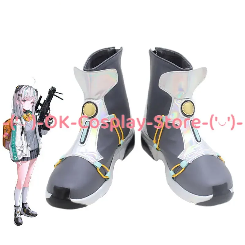 Juego de Anime NIKKE, la diosa de la victoria, Admi, Cosplay, zapatos de cuero PU, accesorios de Carnaval de Halloween, botas de juego de rol hechas a medida