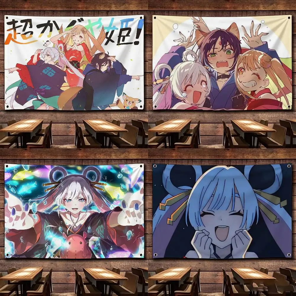 C-Cosmic P-Princess K-Kaguya   Flags Wall Hanging Tapestry Outdoor Garage Room Decorative flag Background Blanket