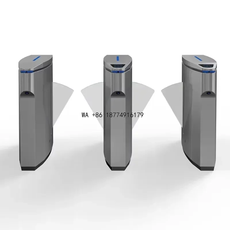 wmwmnu Flap Barrier Turnstile for Subway Station Security RFID Access Control