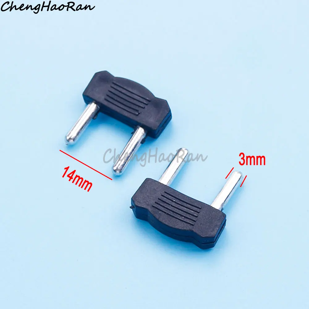 2 Stück 3mm Kurzschluss stecker rca Audio-Klemmen block Banane 2-poliger Stecker 14mm 18mm Stecker Zubehör – Detail 8