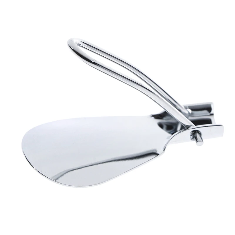 Portable Stainless Steel Folding Shoe Horn Shoehorn Lifter Shoespooner 11.5cm