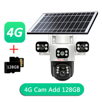 ﻿Solar Wireless Camera 2MP PTZ IP Camera Smart Home Color Night Auto Tracking Security WiFi Camera Two Way Audio CCTV Camera