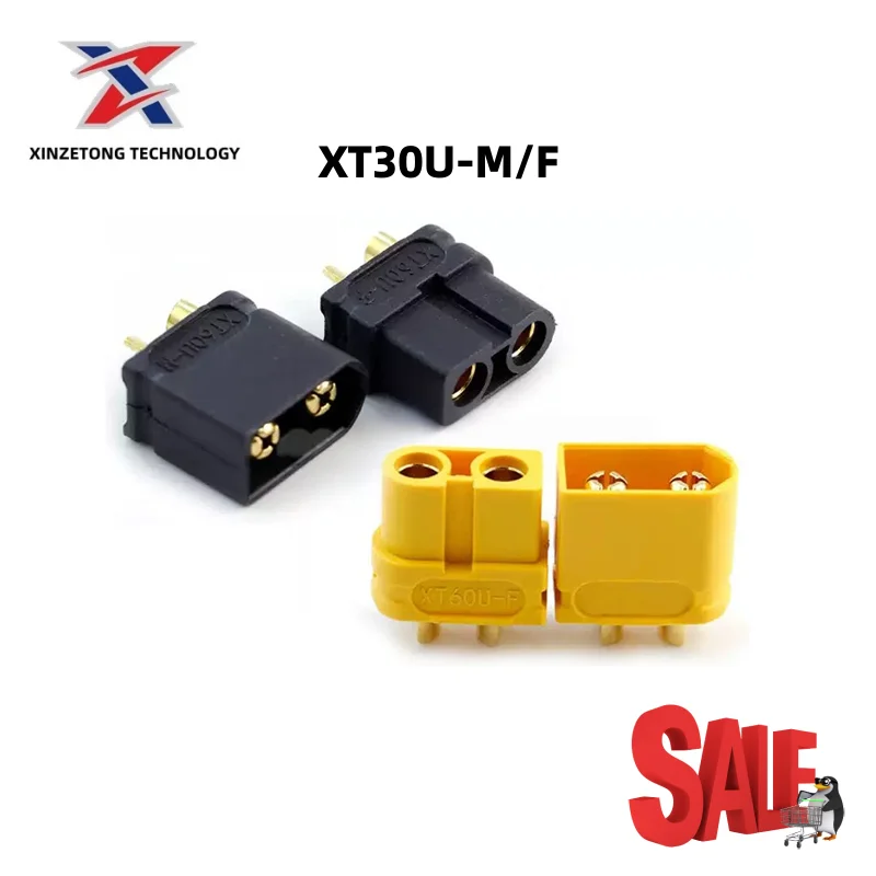 Amass XT60U Genuine 30A Connector for Lithium Battery Energy Storage - High Current Connector