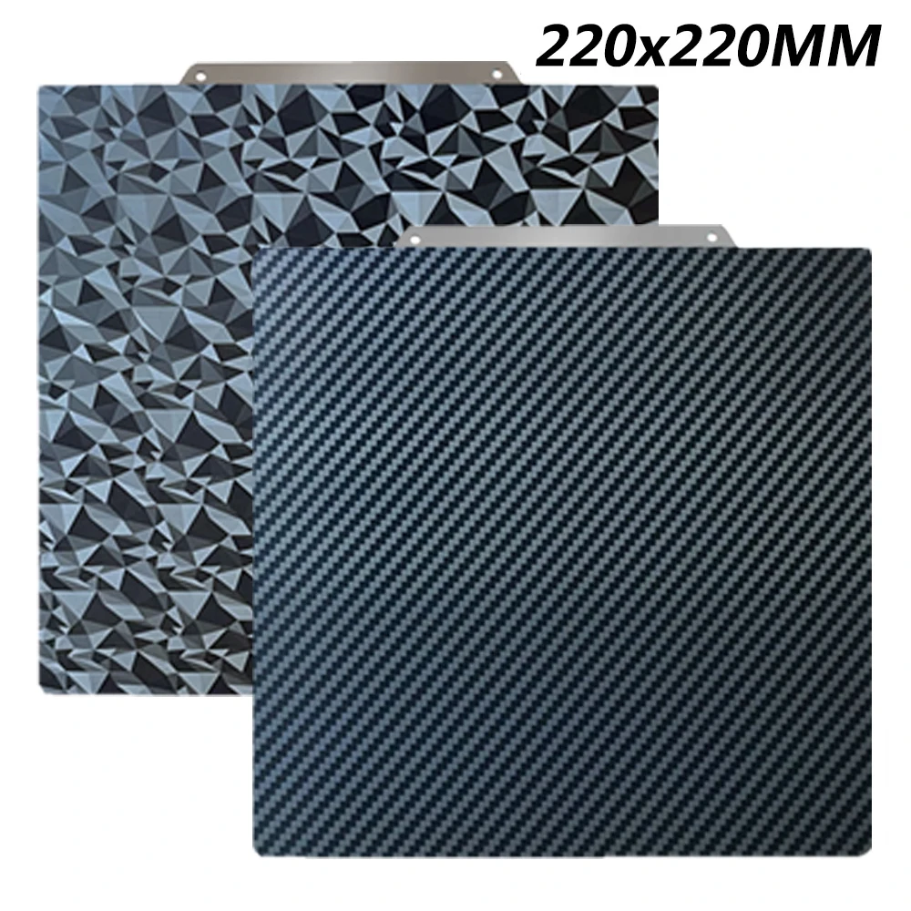 PEO PET Build Plate For Anet A8 A6 Wanhao Duplicator I3 Tronxy X2 PEI Sheet Double Sided Magnetic Print Plate Spring Steel Sheet