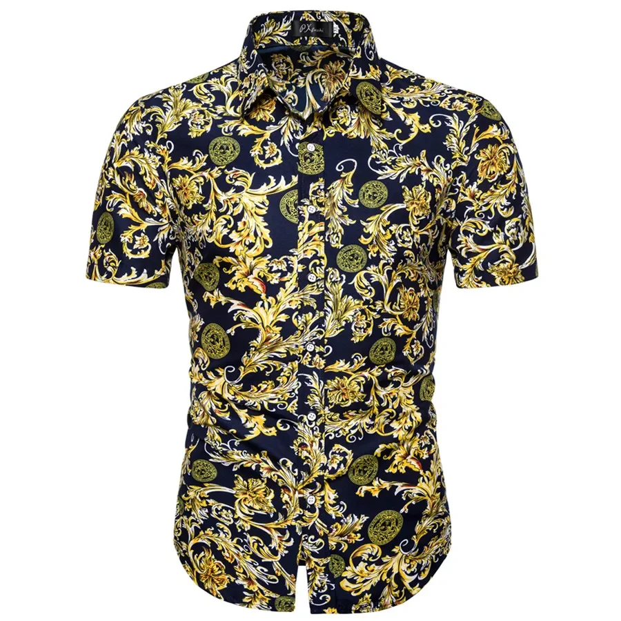 Camiseta informal de manga corta para hombre, camisa transpirable con estampado 3D para playa, novedad de primavera y verano, 2024